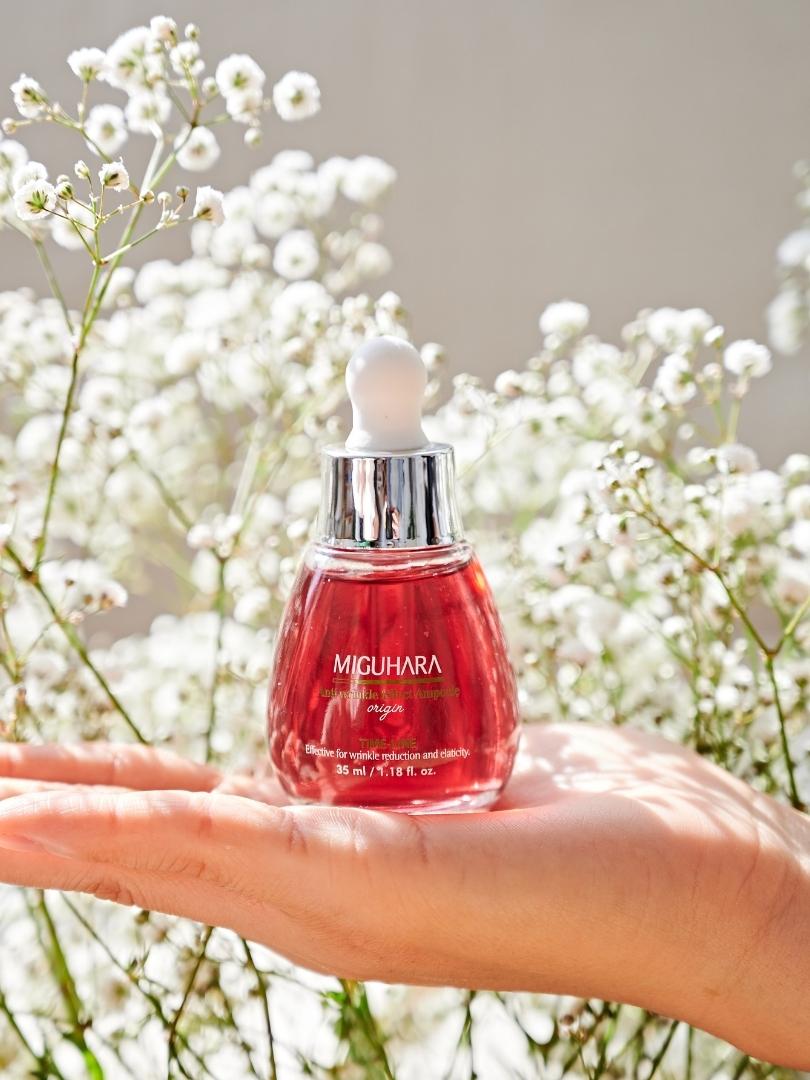 Miguhara Anti wrinkle Effect Ampoule Origin – Αντιγηραντική αμπούλα για ελαστικό κ σφιγηλό δέρμα
