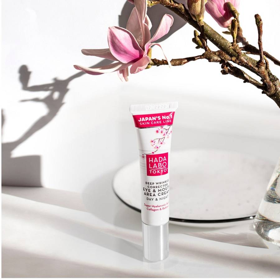 Hada Labo Tokyo Deep Wrinkle Corrector Eye & Mouth Area Cream  - 15ml
