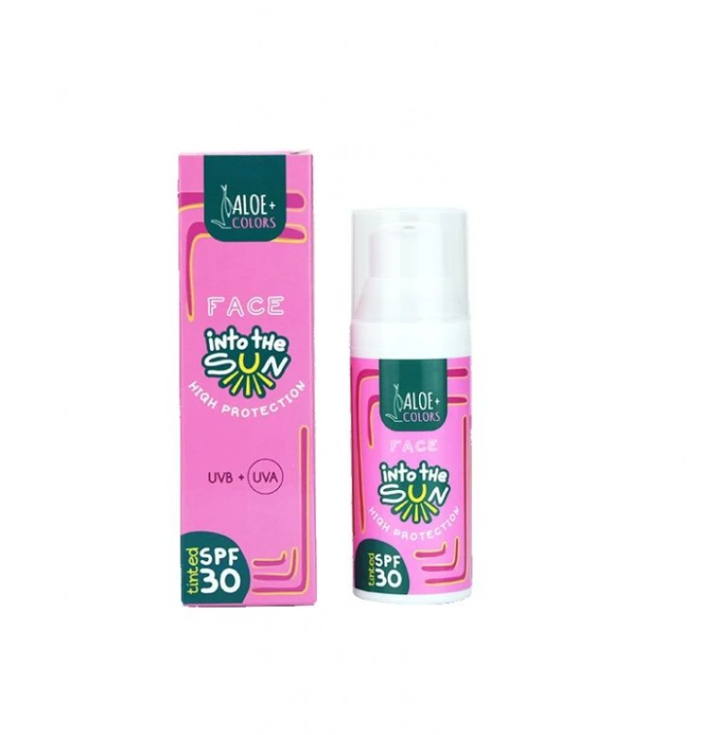 Aloe+ Colors Into The Sun Face Sunscreen Spf 30 Tinted Αντηλιακή Κρέμα Προσώπου με Χρώμα 50ml