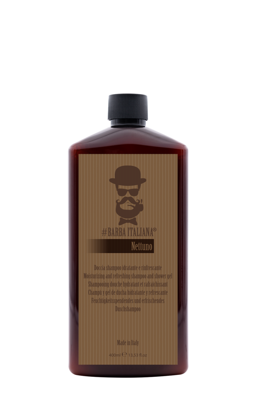Barba Italiana – Nettuno – Moisturizing and Refreshing Shampoo and Shower Gel 400ml