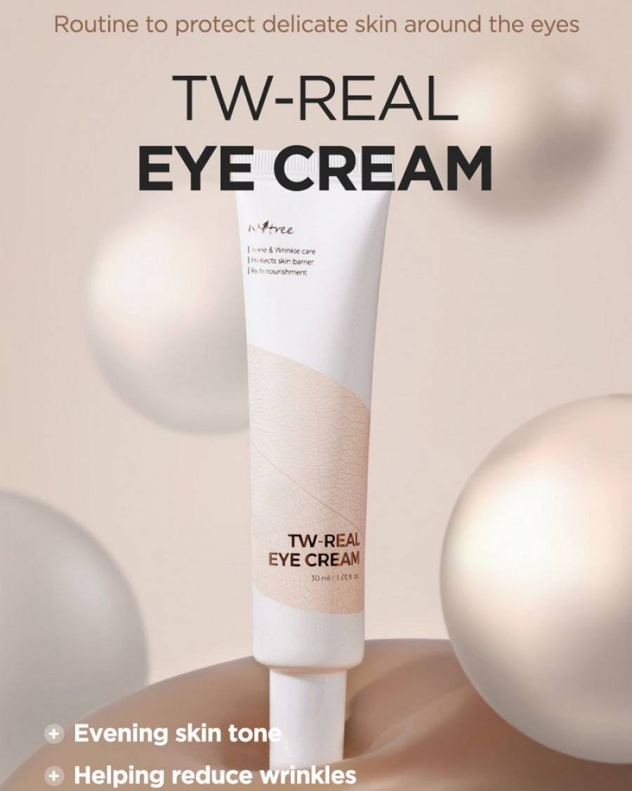 Isntree TW-Real Ενυδατικό & Αντιγηραντικό Gel Ματιών κατά των Μαύρων Κύκλων για Λάμψη με Βιταμίνη C  -  30ml