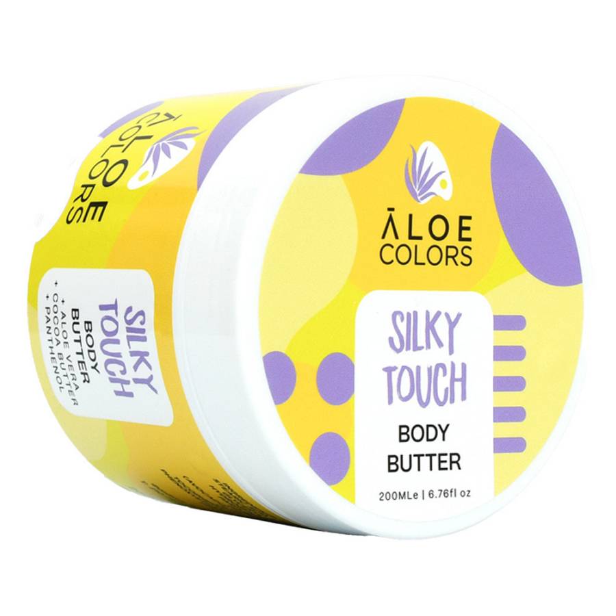 Aloe Colors Silky Touch Body Butter Ενυδατικό Βούτυρο Σώματος, 200ml