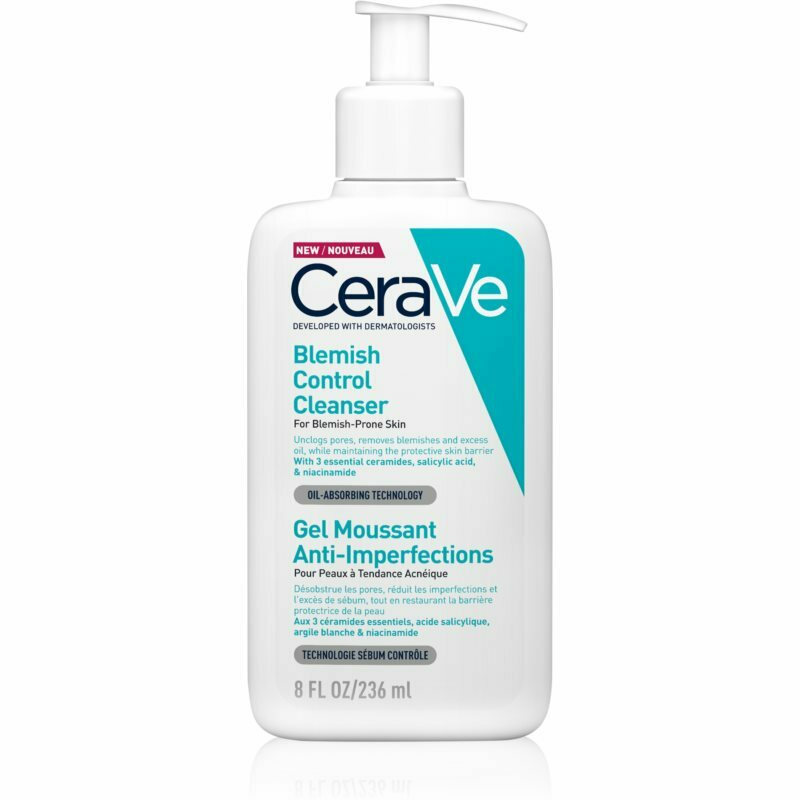 CeraVe Blemish Control Cleanser Τζελ Καθαρισμού Προσώπου Για Επιδερμίδες Με Ατέλειες - 236ml