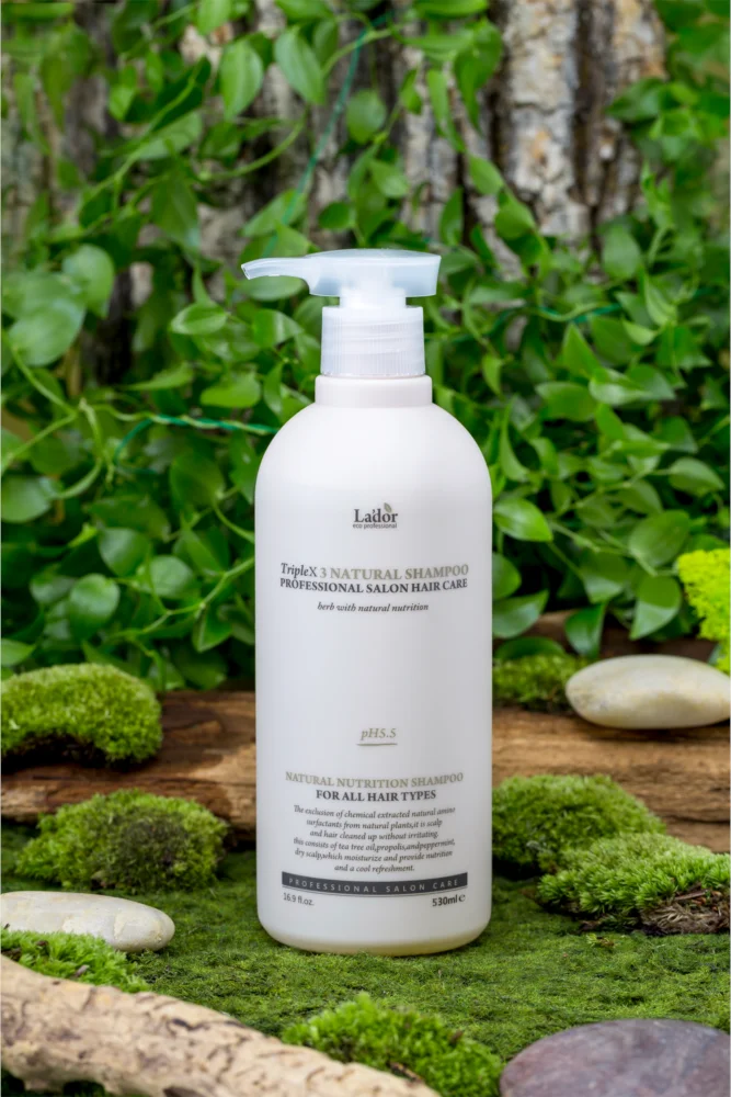 Lador TripleX3 Natural Σαμπουάν Ενυδάτωσης για Όλους τους Τύπους Μαλλιών 530ml