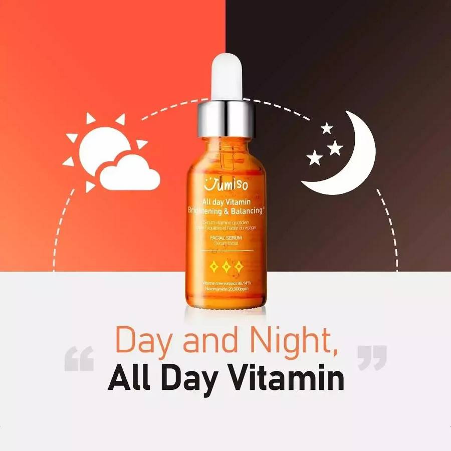 Jumiso All day Vitamin Brightening & Balancing Facial Serum – Λάμψη και εξισορρόπηση - 30ml
