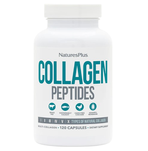 Natures Plus Συμπλήρωμα Διατροφής με Πεπτίδια Κολλαγόνου - 120caps