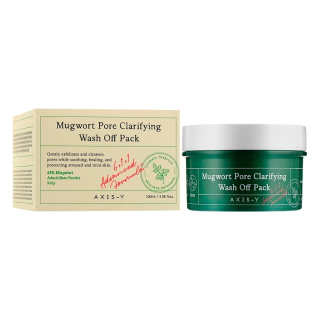 Axis-y Axis-y Mugwort Pore Clarifying Wash Off Pack - Απολεπιστικό Προσώπου - 100ml