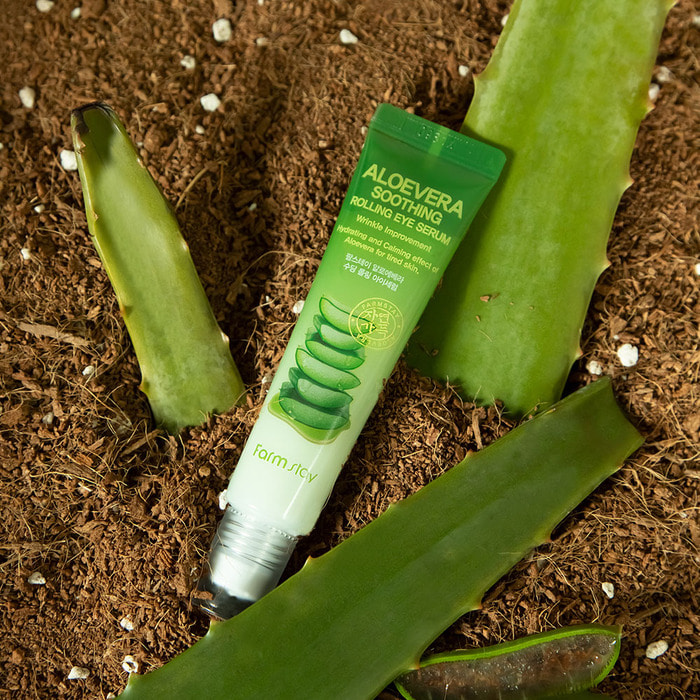 Farmstay Aloe Vera Soothing Rolling Eye Serum -  25ml