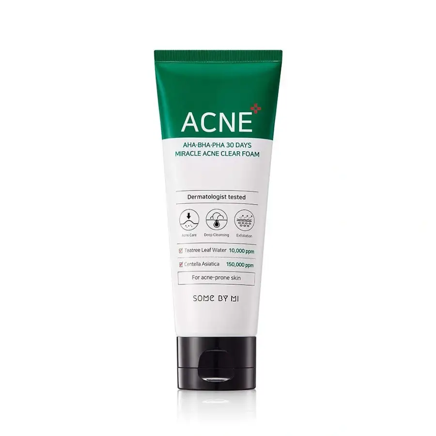 Some By Mi AHA BHA PHA 30 Days Miracle Acne Clear Foam - 100ml
