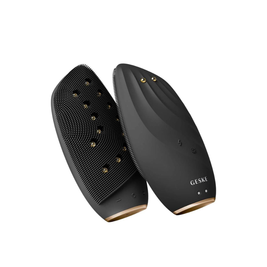 Geske Sonic Thermo Facial Brush & Face-Lifter 8 In 1 Black