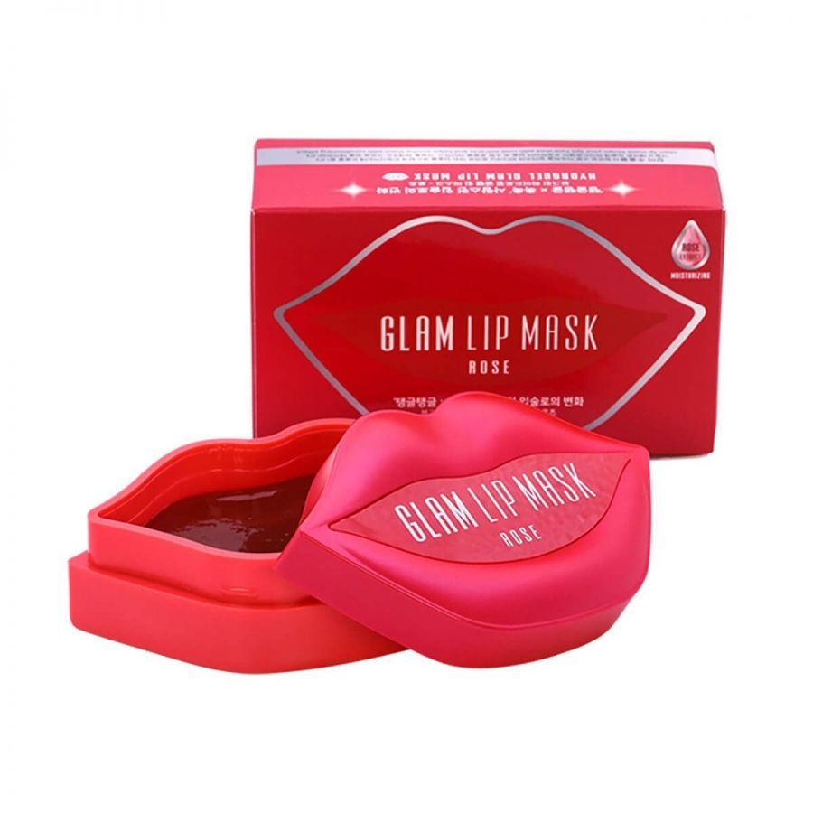 BeauuGreen Hydrogel Glam Lip Mask Rose in box 50gr  - 20pcs