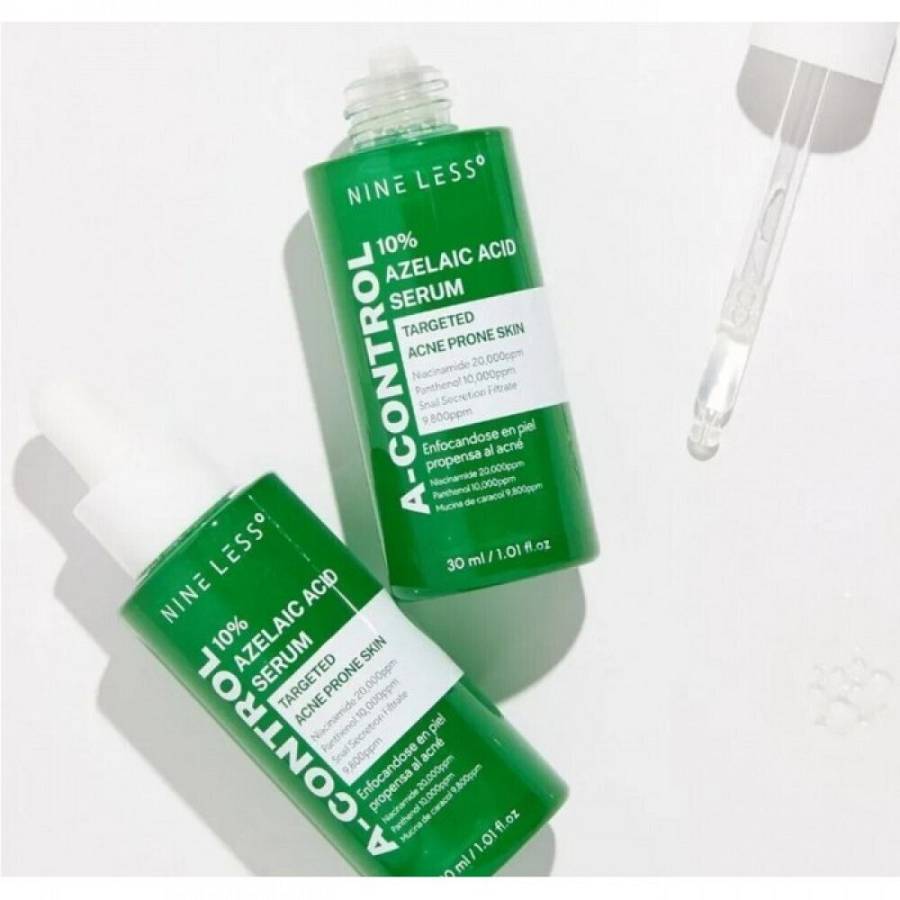 Nine Less A-Control 10% Azelaic Acid Serum Προσώπου για Ακμή - 30ml
