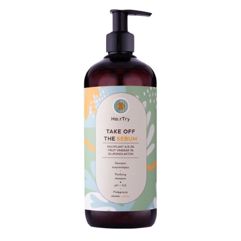 HairTry Take Off The Sebum Cleansing Shampoo - Σαμπουάν Λάμψης για Λιπαρά Μαλλιά -  500ml