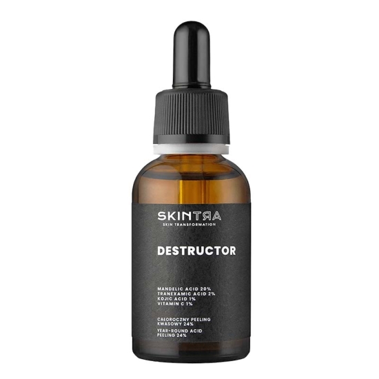 SkinTra Destructor Year Round Acid Peeling 24% Απολεπιστικό Τζελ Για Αποχρωματισμούς & Μαύρα Στίγματα - 30ml