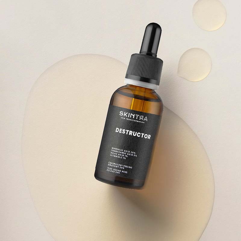 SkinTra Destructor Year Round Acid Peeling 24% Απολεπιστικό Τζελ Για Αποχρωματισμούς & Μαύρα Στίγματα - 30ml