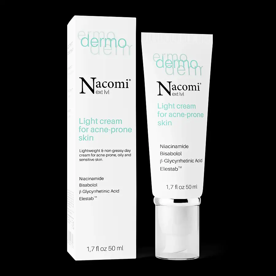 Nacomi Next Level Dermo Light face cream for acne-prone skin 50ml