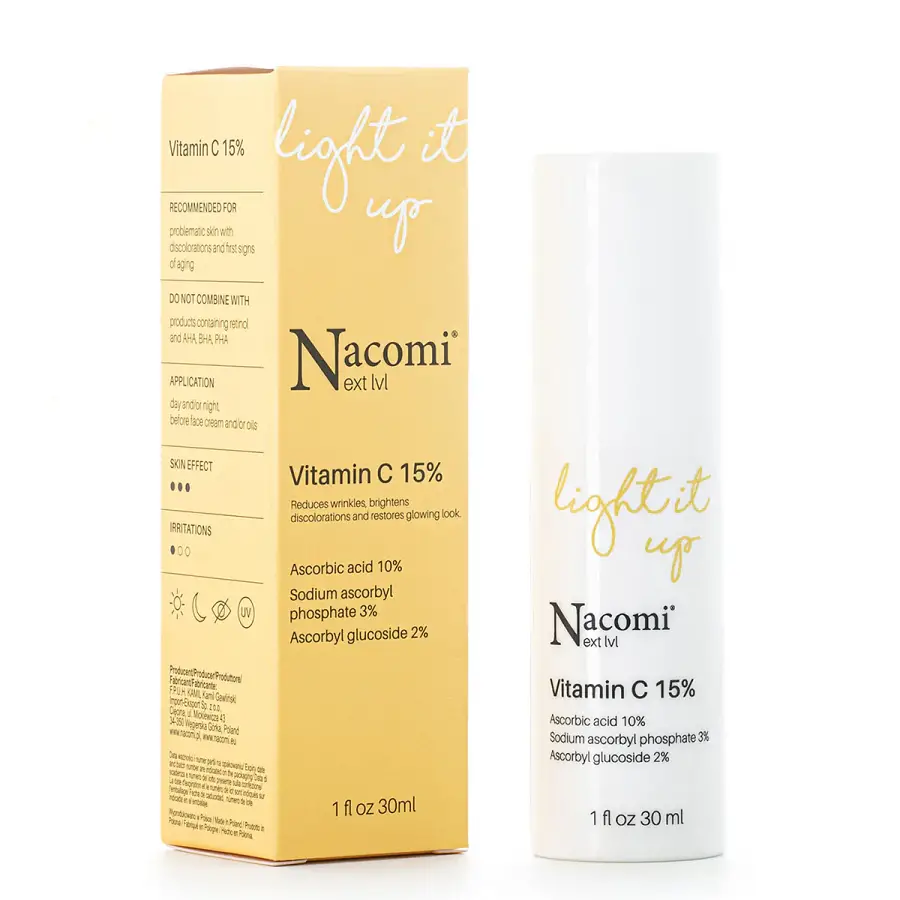 Nacomi Next Level Light it Up Vitamin C 15% Face Serum 30ml