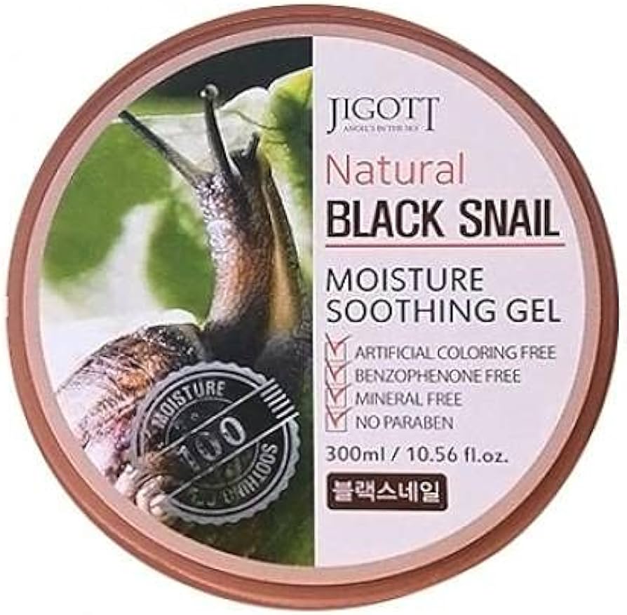 Jigott Natural Black Snail Moisture Soothing Gel 300ml