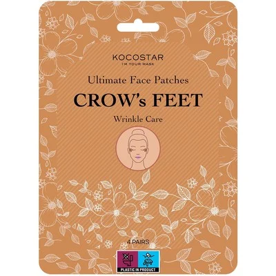 KOCOSTAR Ultimate Face Patches Crows Feet για τις Ρυτίδες στις Γωνίες των Ματιών 4 Ζεύγη