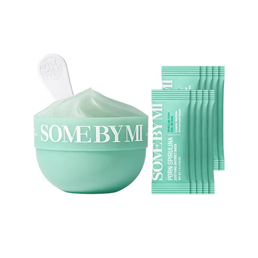 Some by mi Spirulina PDRN Soothing Sherbet Mask - Καταπραϋντική μάσκα προσώπου με δροσερό αποτέλεσμα