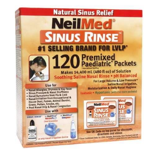 Clinofar ανταλλακτικά ρινικοSinus Rinse Pediatric, 120τμχ