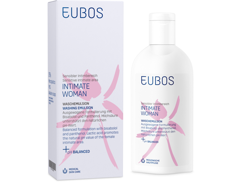 Eubos Feminin Washing Emulsion, Υγρό καθαρισμού για την ευαίσθητη περιοχή 200ml
