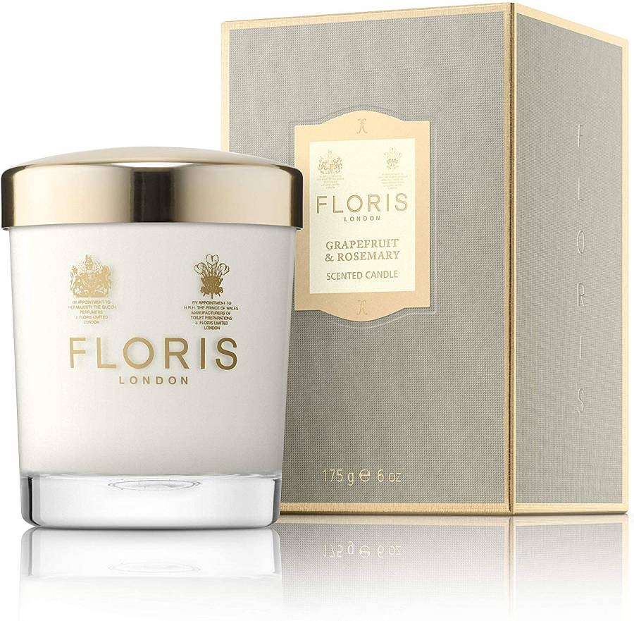 Floris London Grapefruit & Rosemary 175g Scented Candle
