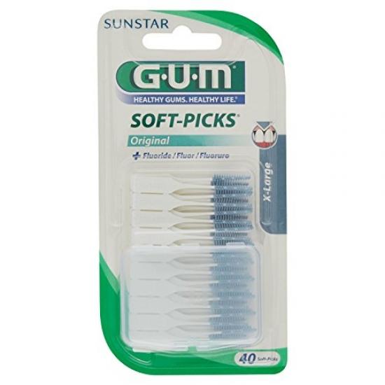 GUM Μεσοδόντια Βουρτσάκια 636 Soft Picks XL 40τμχ