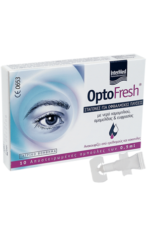 InterMed Optofresh Σταγόνες για Οφθαλμικές Πλύσεις 10 x 0.5ml