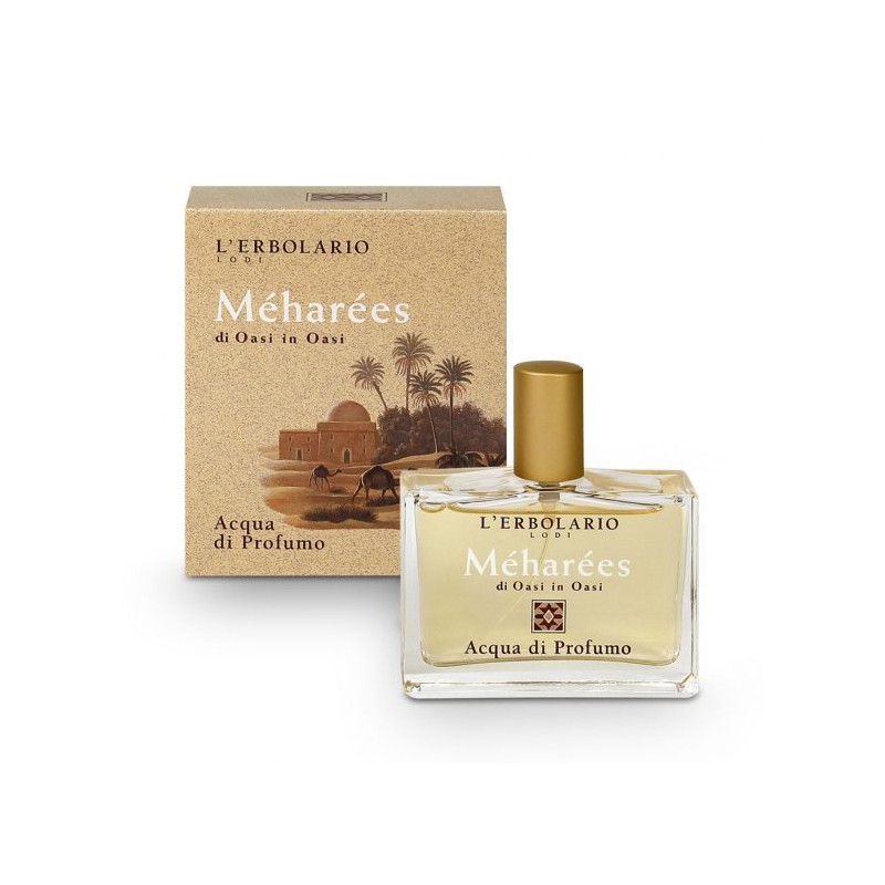 LErbolario Meharees Acqua di Profumo Αρωματικές Νότες από: Κέδρος Λιβάνου Πορτοκάλι Κανέλα Βανίλια Σάνταλο 50ml