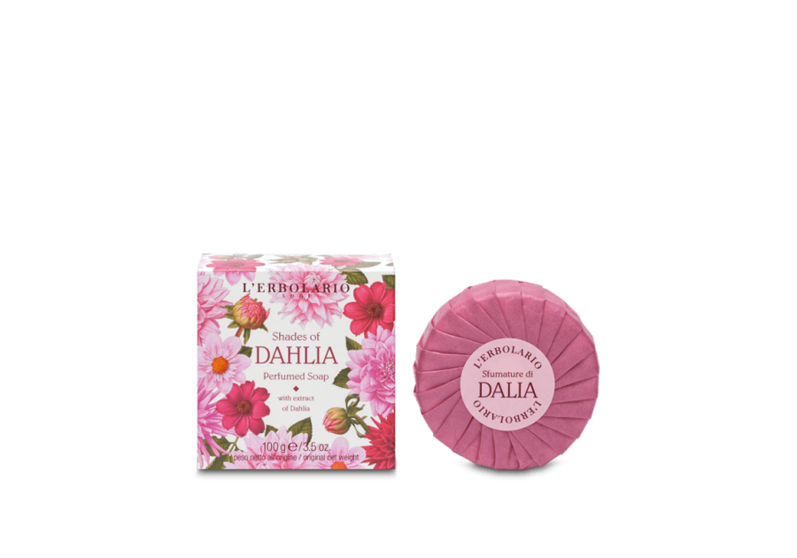 LErbolario Shades of Dahlia Perfumed Soap Αρωματικό Σαπούνι 100g