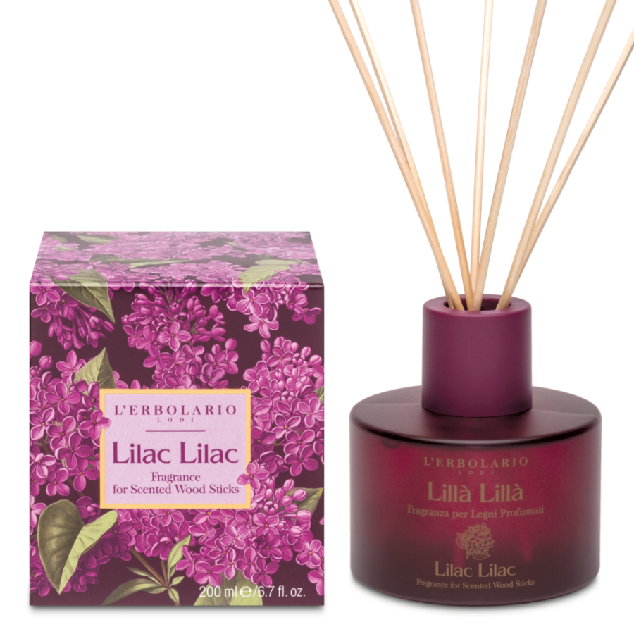 L Erbolario Lilac Fragrance for Scented Wood Sticks 200 ml