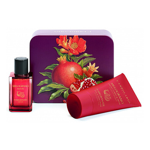 L Erbolario Melograno/Pomegranate Limited Edition Beauty Box With Perfume 30ml & Body&Hand Cream 75ml