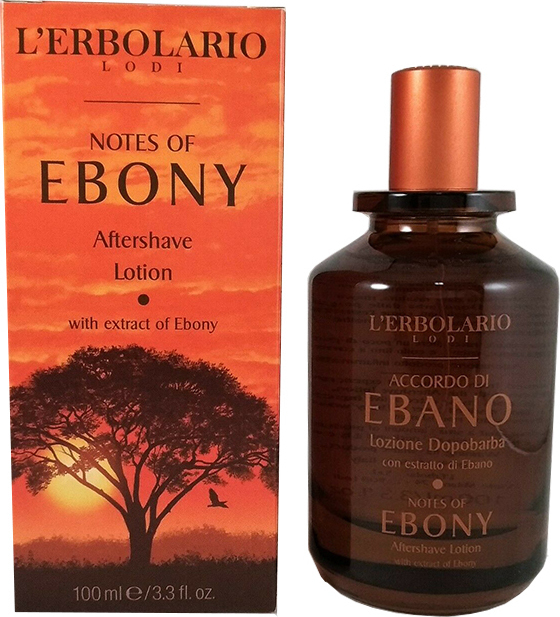 L Erbolario Notes of Ebony After Shave Lotion Αντρικό Γαλάκτωμα για μετά το Ξύρισμα 100ml