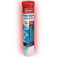 Lanes Ηλεκτρολύτες µε Βιταμίνες B, C, E, 20 αναβράζοντα δισκία