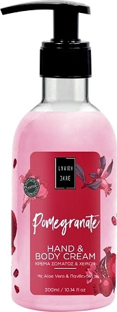 Lavish Care Pomegranate Hand & Body Cream Ενυδατική Κρέμα Χεριών & Σώματος 300ml (Ρόδι)