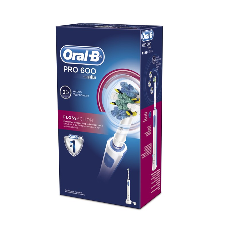 Oral B PRO 600 Floss Action