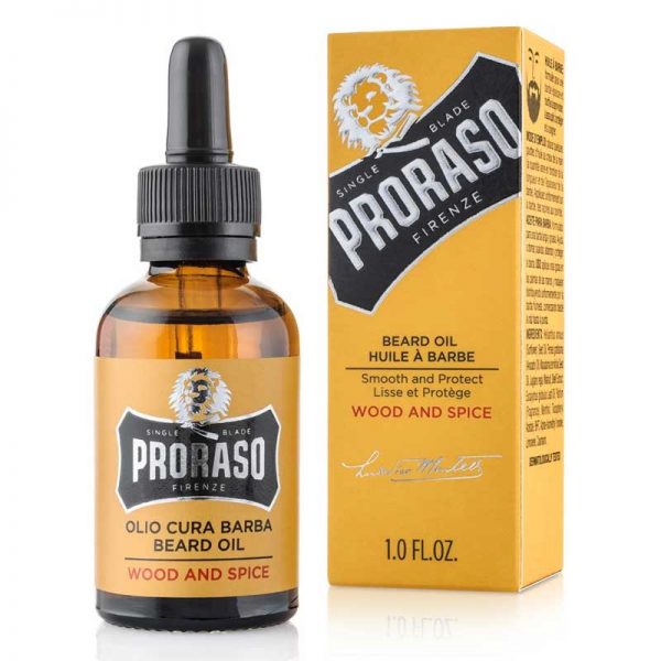 Proraso Beard Oil Wood And Spice 30ml