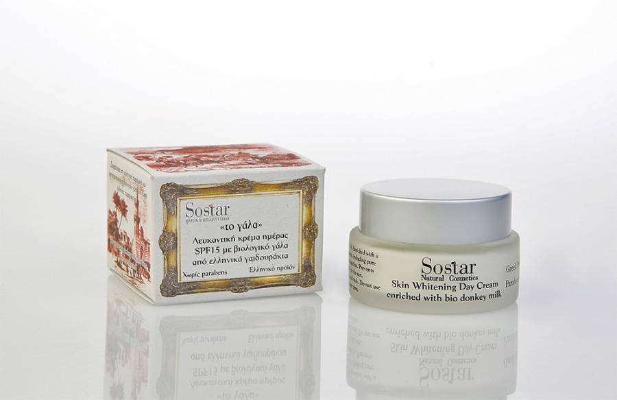 Sostar Λευκαντική Κρέμα ημέρας Με Γάλα Γαϊδούρας 50ml
