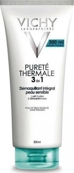 Vichy PURETE THERMALE 3 in 1 Γαλάκτωμα Καθαρισμού, Τονωτική Λοσιόν & Ντεμακιγιάζ Ματιών 3 σε 1, 300ml