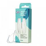 TePe Bridge and Implant Floss 30 τεμάχια - Οδοντικό Νήμα για καθαρισμό Εμφυτευμάτων, Γεφυρών και Ορθοδοντικών Μηχανημάτων