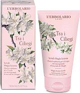 L' Erbolario Tra I Ciliegi Scrub MagicAzione Ελαιώδες Απολεπιστικό gel για το Σώμα Με Κόκκους από Κουκούτσι Κερασιάς   150ml
