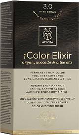 Apivita My Color Elixir Μόνιμη Βαφή Μαλλιών No 3.0 Καστανό Σκούρο